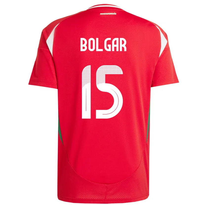 Danxen Barn Ungern Botond Bolgár #15 Röd Hemmatröja Matchtröjor 24-26 Tröjor T-Tröja