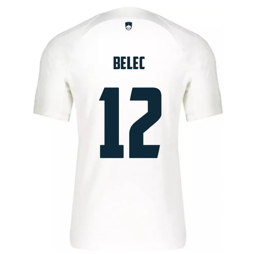 Danxen Barn Slovenien Vid Belec #12 Vit Hemmatröja Matchtröjor 24-26 Tröjor T-Tröja
