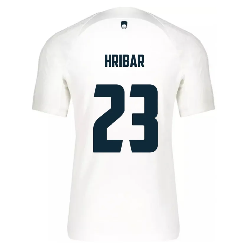 Danxen Barn Slovenien Lan Hribar #23 Vit Hemmatröja Matchtröjor 24-26 Tröjor T-Tröja