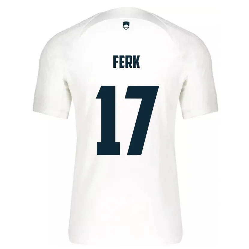 Danxen Barn Slovenien Matic Ferk #17 Vit Hemmatröja Matchtröjor 24-26 Tröjor T-Tröja