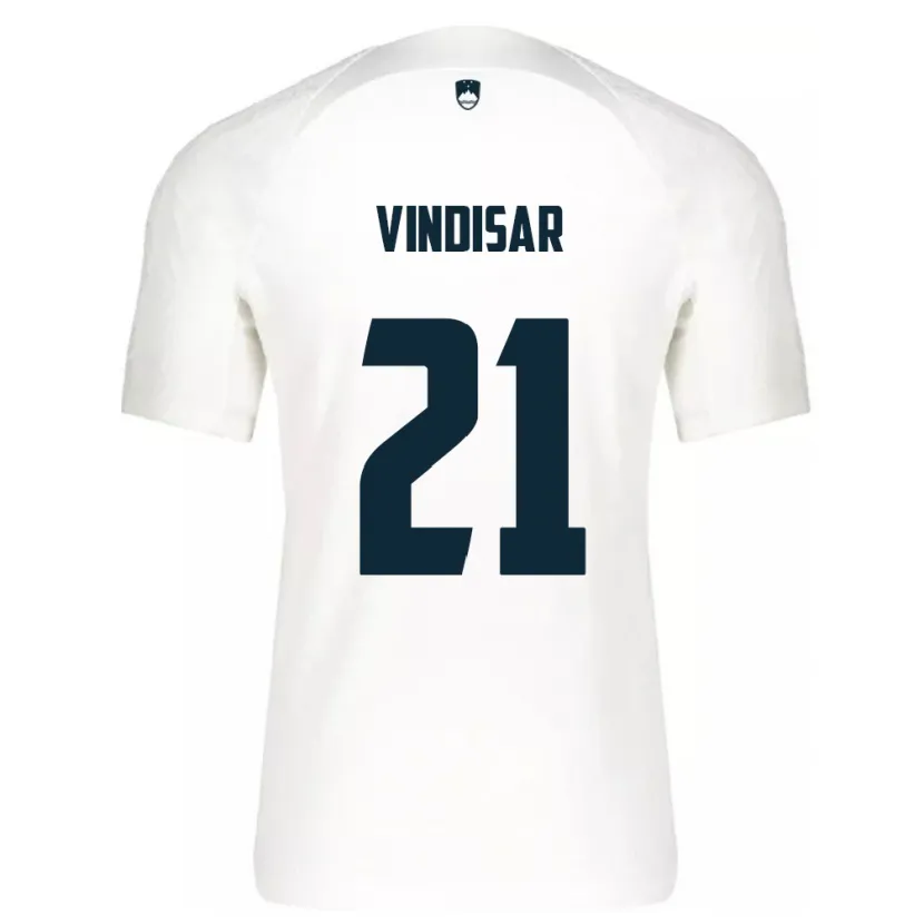 Danxen Barn Slovenien Zala Vindišar #21 Vit Hemmatröja Matchtröjor 24-26 Tröjor T-Tröja