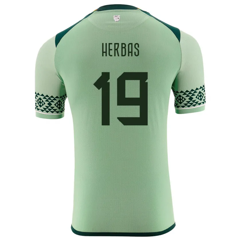 Danxen Barn Bolivia Alan Herbas #19 Ljusgrön Hemmatröja Matchtröjor 24-26 Tröjor T-Tröja