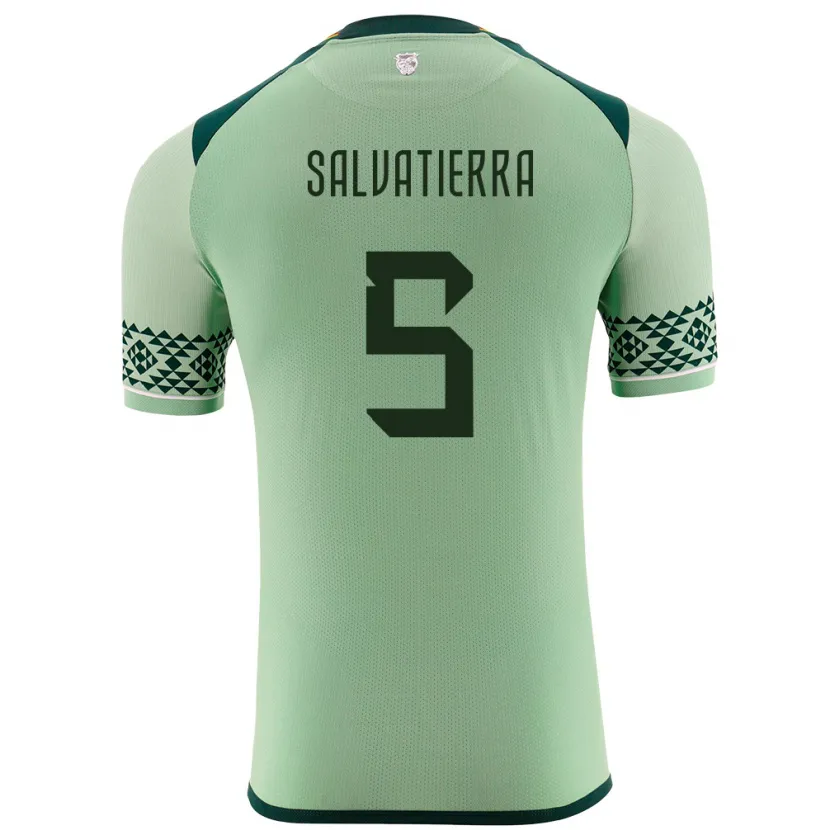 Danxen Barn Bolivia Érika Salvatierra #5 Ljusgrön Hemmatröja Matchtröjor 24-26 Tröjor T-Tröja
