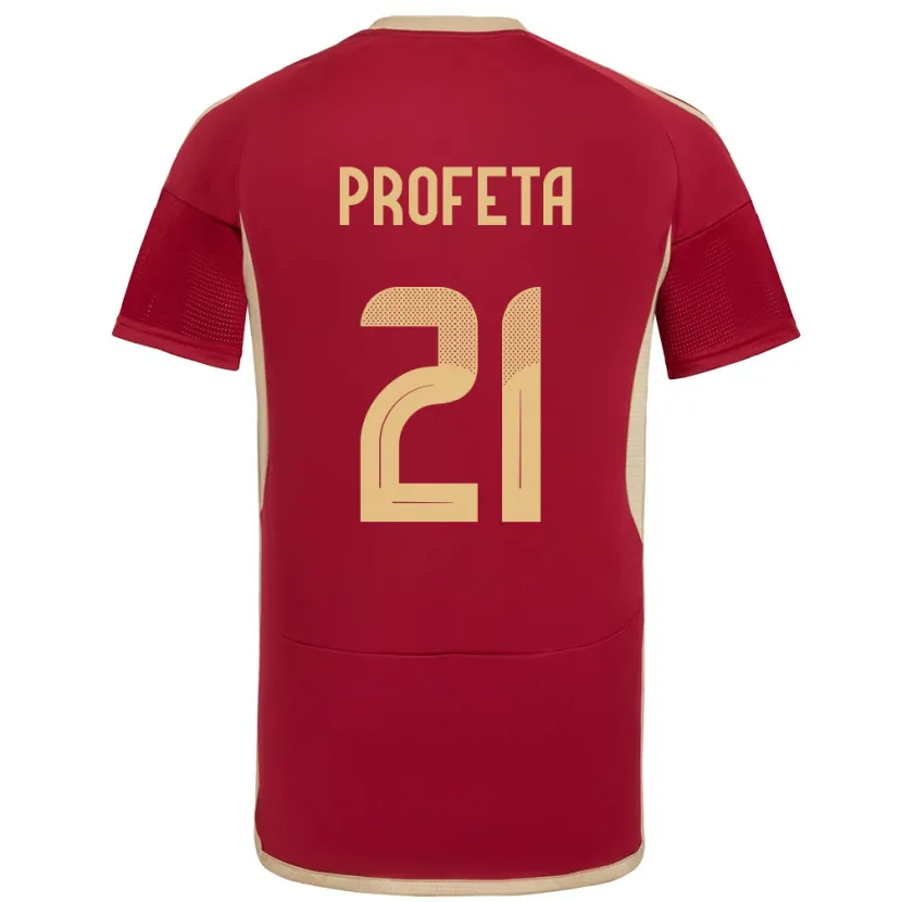 Danxen Barn Venezuela Nicola Profeta #21 Bourgogne Hemmatröja Matchtröjor 24-26 Tröjor T-Tröja