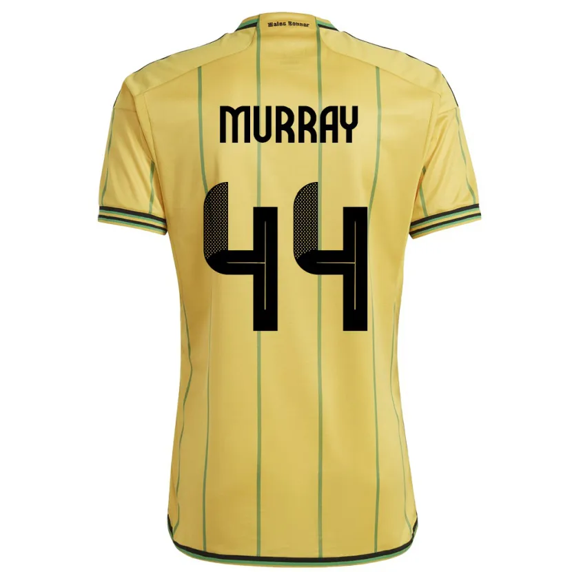 Danxen Barn Jamaica Satara Murray #44 Gul Hemmatröja Matchtröjor 24-26 Tröjor T-Tröja
