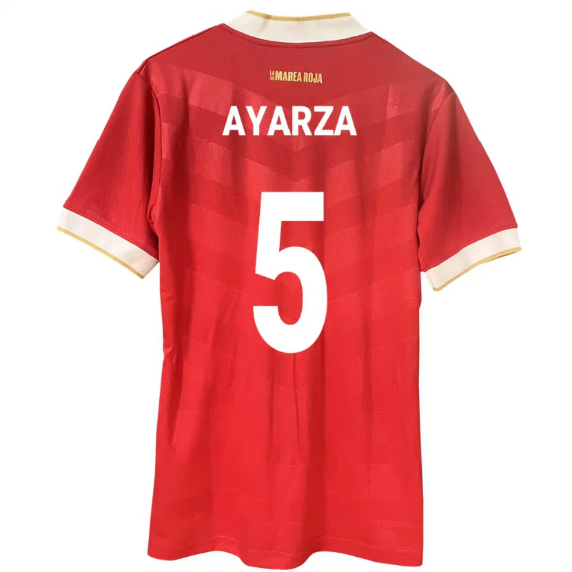 Danxen Barn Panama Abdiel Ayarza #5 Röd Hemmatröja Matchtröjor 24-26 Tröjor T-Tröja