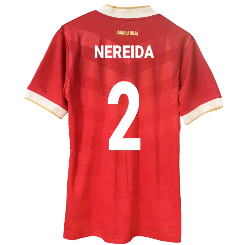Danxen Barn Panama Juriel Nereida #2 Röd Hemmatröja Matchtröjor 24-26 Tröjor T-Tröja