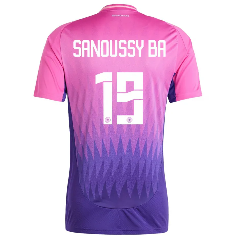 Danxen Barn Tyskland Sanoussy Ba #19 Rosa Lila Bortatröja Matchtröjor 24-26 Tröjor T-Tröja
