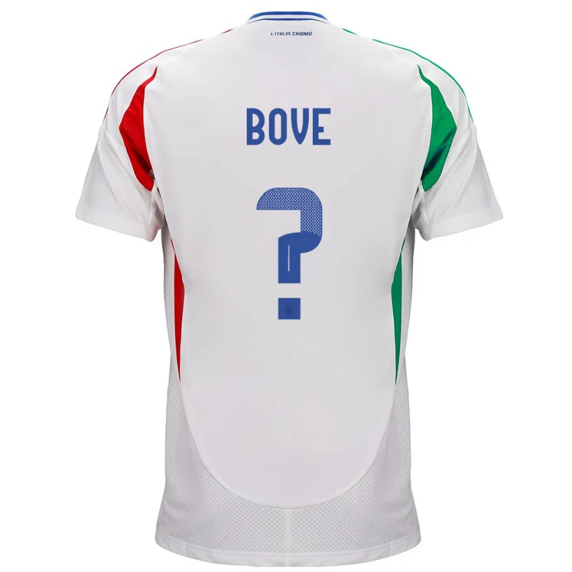 Danxen Barn Italien Edoardo Bove #0 Vit Bortatröja Matchtröjor 24-26 Tröjor T-Tröja