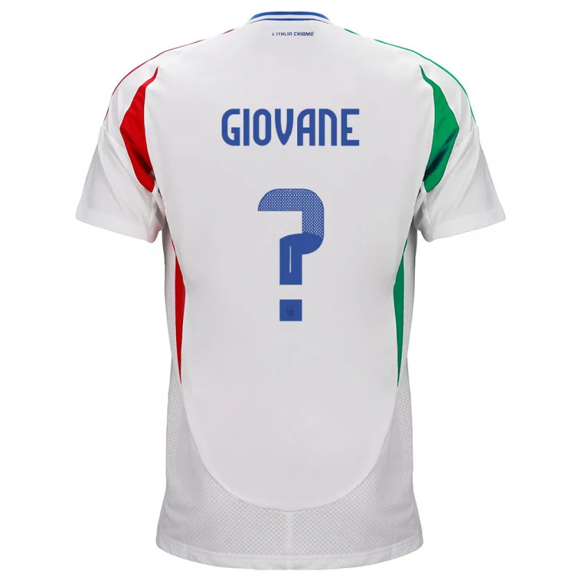 Danxen Barn Italien Samuel Giovane #0 Vit Bortatröja Matchtröjor 24-26 Tröjor T-Tröja