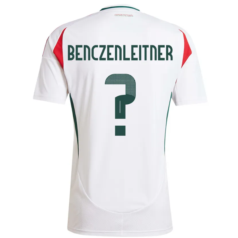 Danxen Barn Ungern Barna Benczenleitner #0 Vit Bortatröja Matchtröjor 24-26 Tröjor T-Tröja