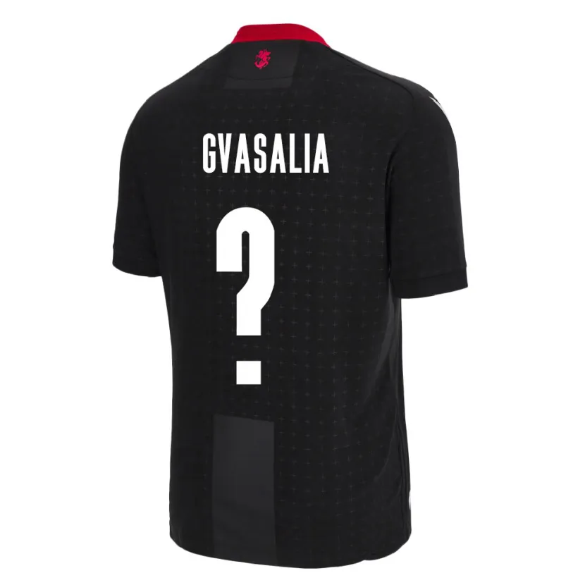 Danxen Barn Georgia Giorgi Gvasalia #0 Svart Bortatröja Matchtröjor 24-26 Tröjor T-Tröja