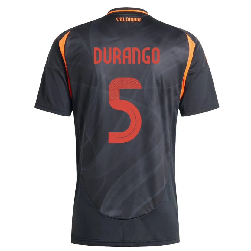 Danxen Barn Colombia Lorena Durango #5 Svart Bortatröja Matchtröjor 24-26 Tröjor T-Tröja