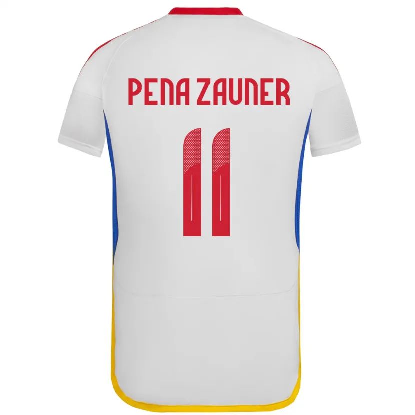 Danxen Barn Venezuela Enrique Peña Zauner #11 Vit Bortatröja Matchtröjor 24-26 Tröjor T-Tröja