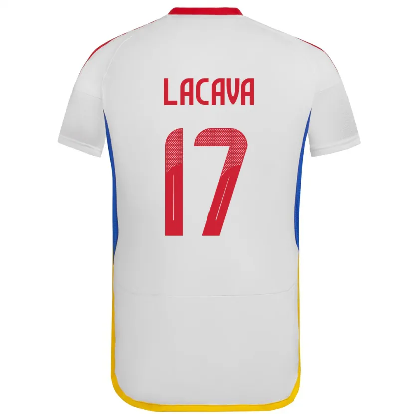 Danxen Barn Venezuela Matías Lacava #17 Vit Bortatröja Matchtröjor 24-26 Tröjor T-Tröja