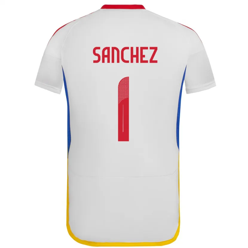 Danxen Barn Venezuela Jorge Sánchez #1 Vit Bortatröja Matchtröjor 24-26 Tröjor T-Tröja