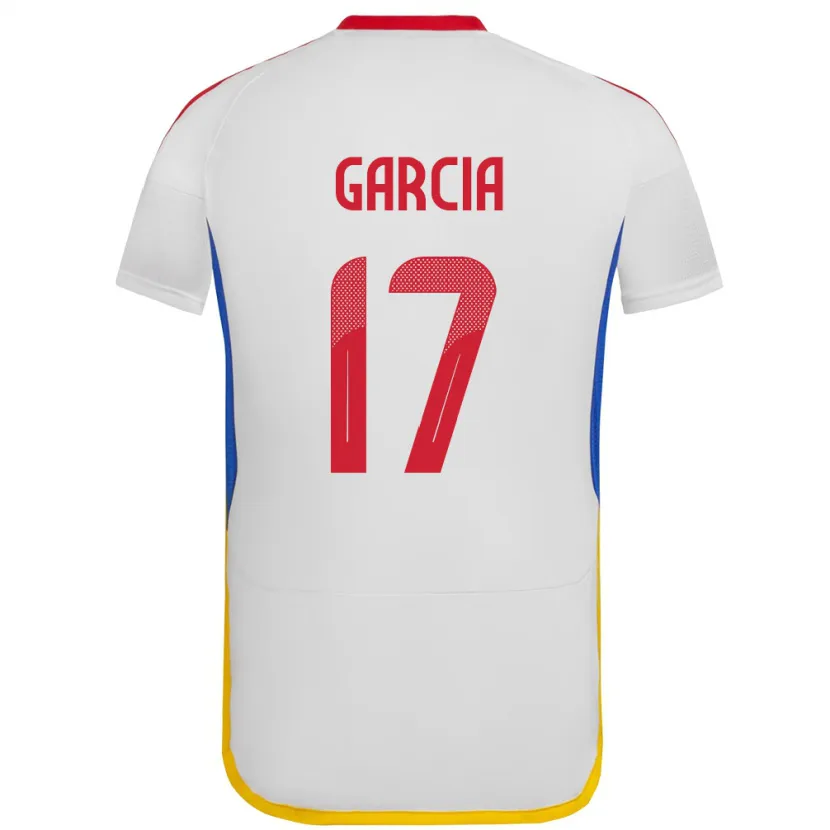 Danxen Barn Venezuela Gabriela García #17 Vit Bortatröja Matchtröjor 24-26 Tröjor T-Tröja