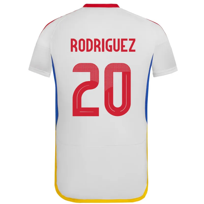 Danxen Barn Venezuela Dayana Rodríguez #20 Vit Bortatröja Matchtröjor 24-26 Tröjor T-Tröja