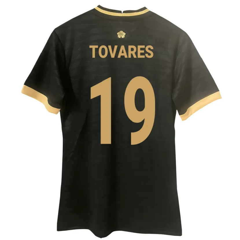 Danxen Barn Panama Kahir Tovares #19 Svart Bortatröja Matchtröjor 24-26 Tröjor T-Tröja
