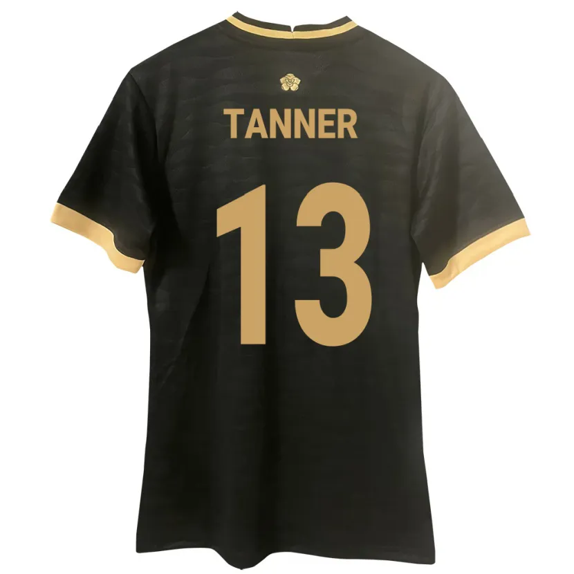 Danxen Barn Panama Riley Tanner #13 Svart Bortatröja Matchtröjor 24-26 Tröjor T-Tröja