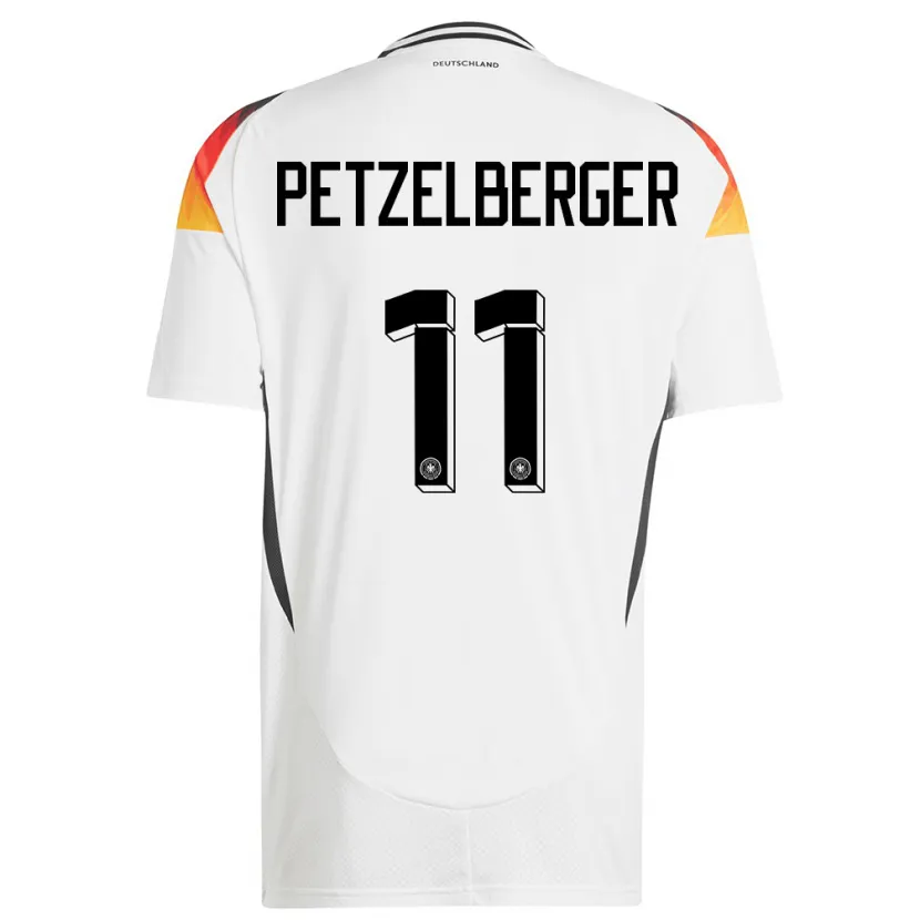 Danxen Män Tyskland Ramona Petzelberger #11 Vit Hemmatröja Matchtröjor 24-26 Tröjor T-Tröja