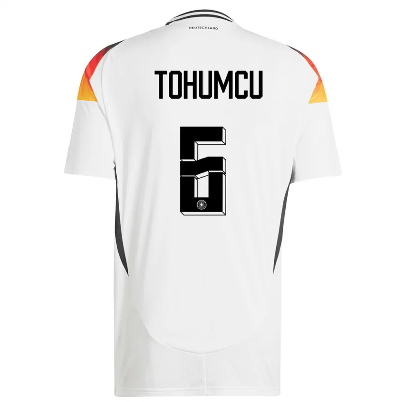 Danxen Män Tyskland Umut Tohumcu #6 Vit Hemmatröja Matchtröjor 24-26 Tröjor T-Tröja