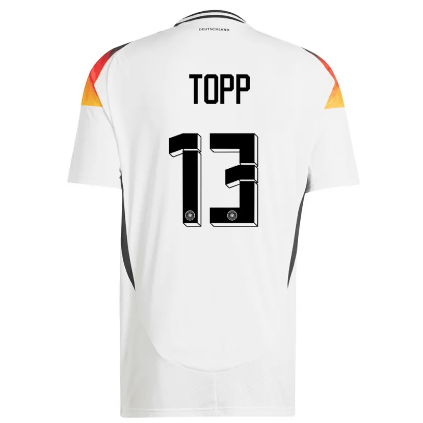 Danxen Män Tyskland Keke Topp #13 Vit Hemmatröja Matchtröjor 24-26 Tröjor T-Tröja