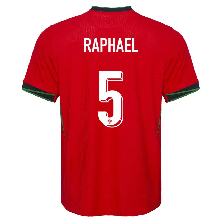 Danxen Män Portugal Raphael Guerreiro #5 Röd Hemmatröja Matchtröjor 24-26 Tröjor T-Tröja