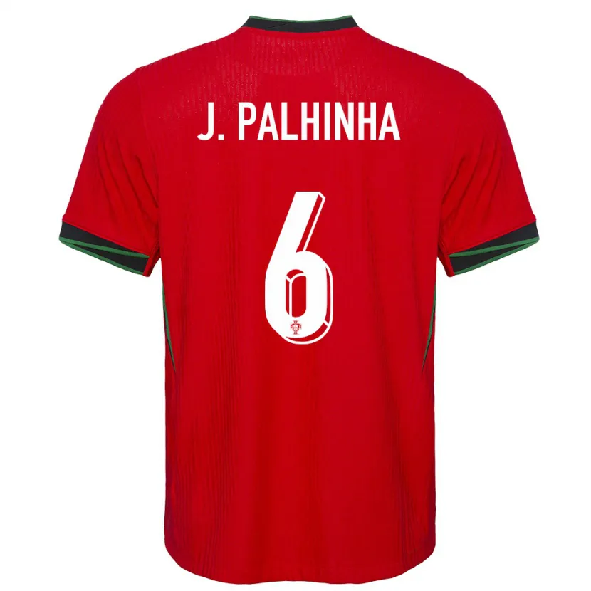 Danxen Män Portugal Joao Palhinha #6 Röd Hemmatröja Matchtröjor 24-26 Tröjor T-Tröja