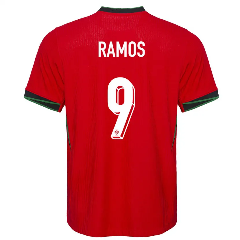Danxen Män Portugal Goncalo Ramos #9 Röd Hemmatröja Matchtröjor 24-26 Tröjor T-Tröja