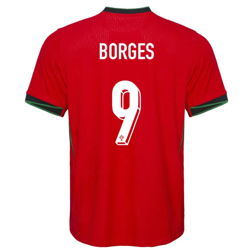 Danxen Män Portugal Ana Borges #9 Röd Hemmatröja Matchtröjor 24-26 Tröjor T-Tröja