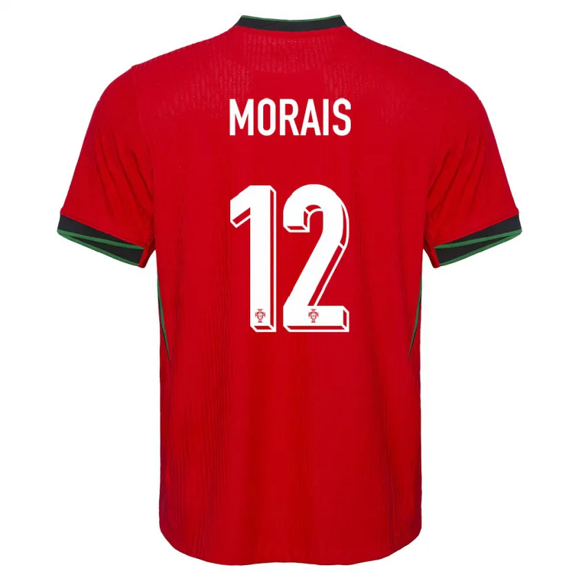 Danxen Män Portugal Patricia Morais #12 Röd Hemmatröja Matchtröjor 24-26 Tröjor T-Tröja
