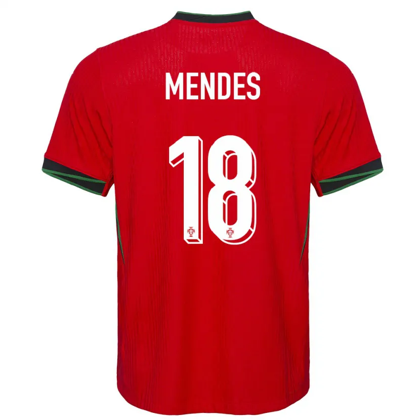Danxen Män Portugal Carolina Mendes #18 Röd Hemmatröja Matchtröjor 24-26 Tröjor T-Tröja