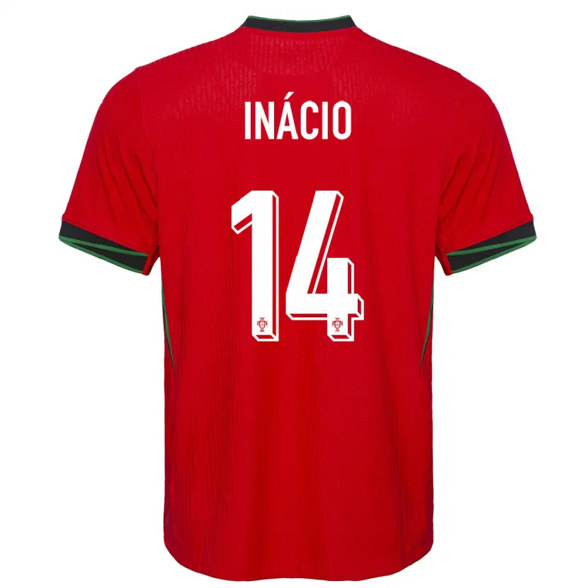 Danxen Män Portugal Goncalo Inacio #14 Röd Hemmatröja Matchtröjor 24-26 Tröjor T-Tröja