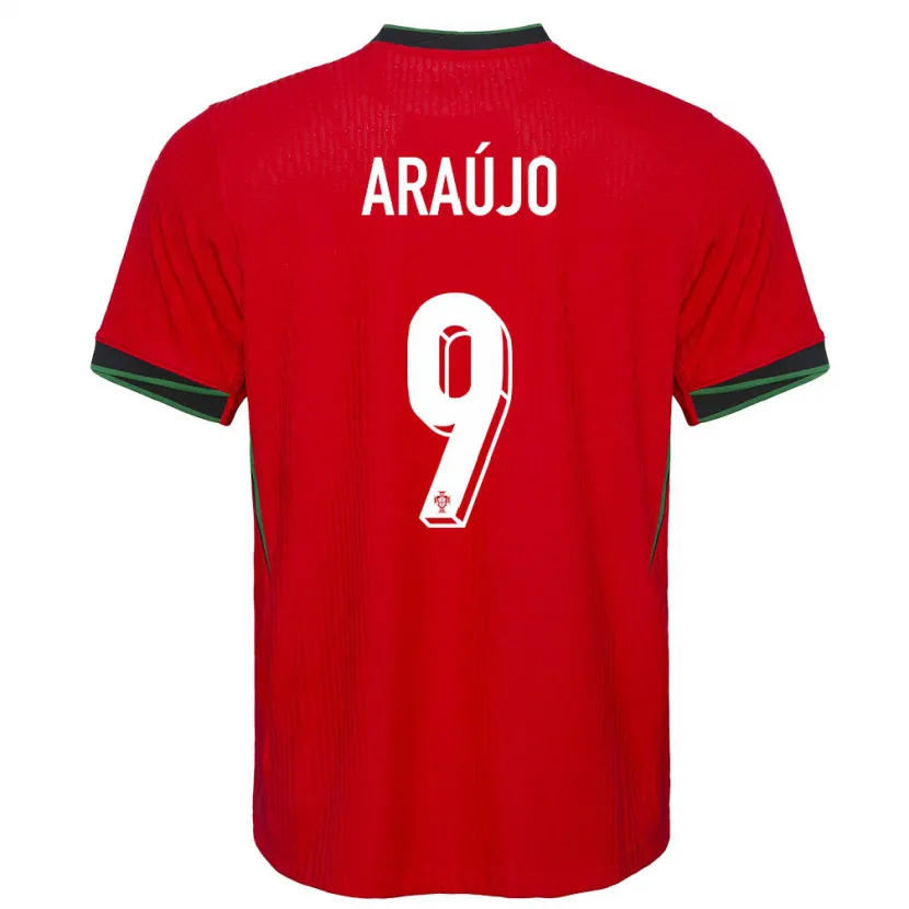 Danxen Män Portugal Henrique Araujo #9 Röd Hemmatröja Matchtröjor 24-26 Tröjor T-Tröja