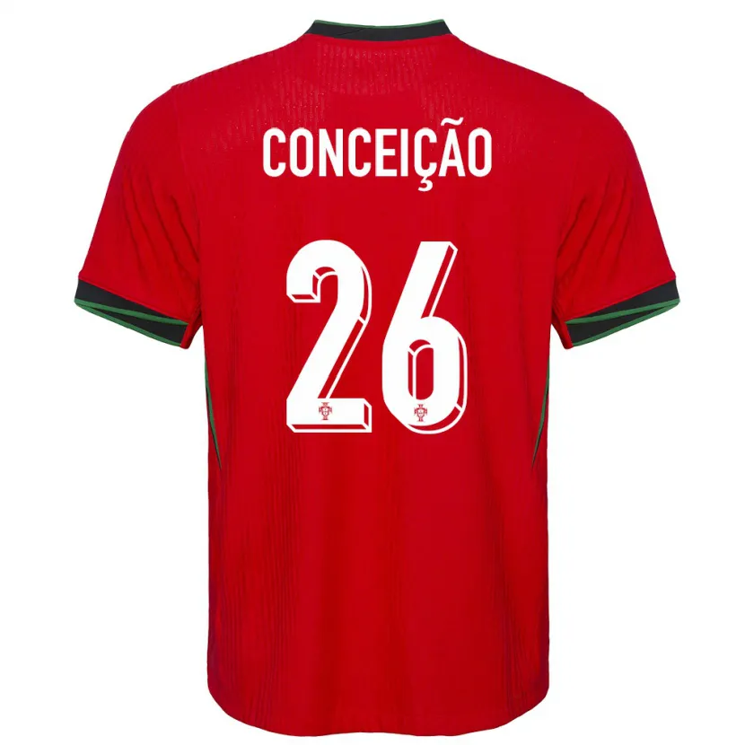 Danxen Män Portugal Francisco Conceicao #26 Röd Hemmatröja Matchtröjor 24-26 Tröjor T-Tröja