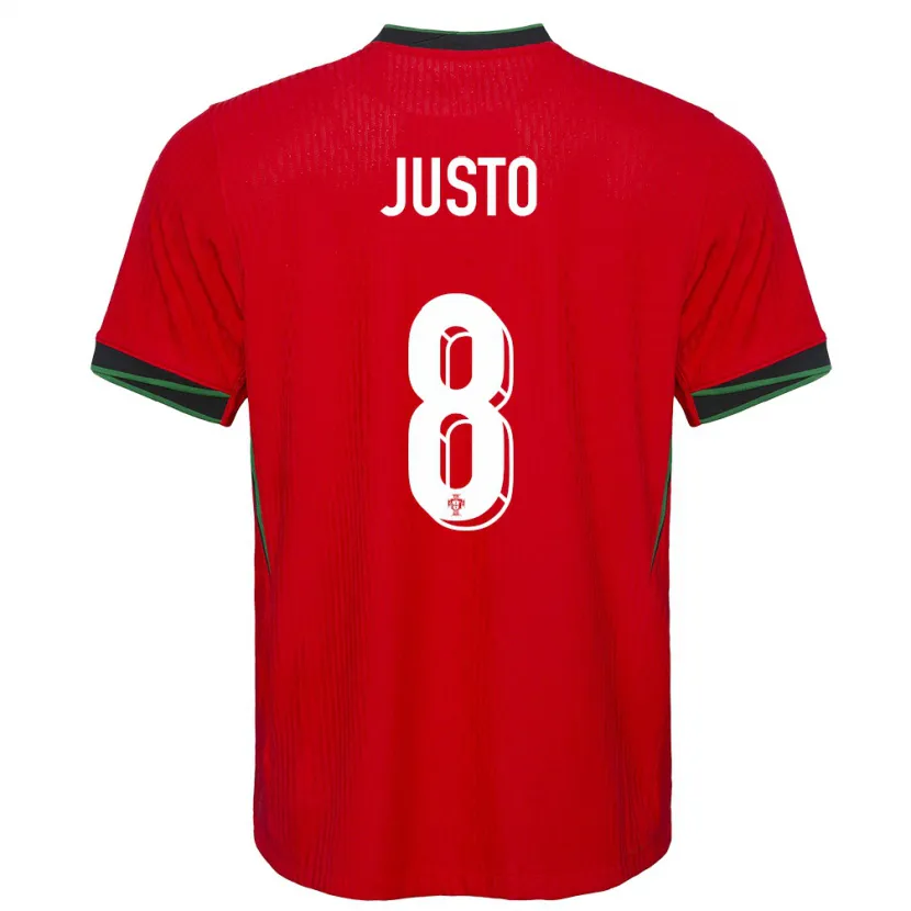 Danxen Män Portugal Samuel Justo #8 Röd Hemmatröja Matchtröjor 24-26 Tröjor T-Tröja