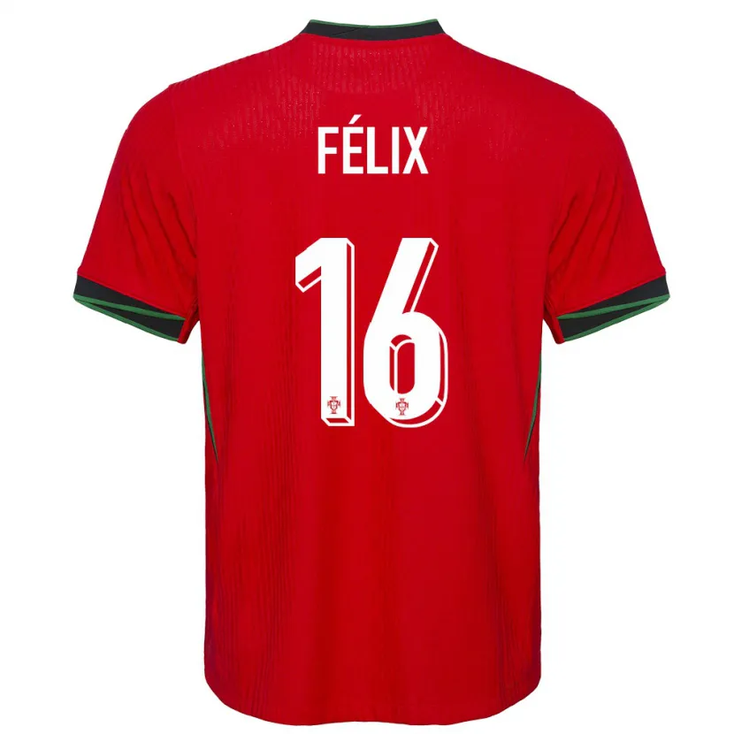 Danxen Män Portugal Hugo Felix #16 Röd Hemmatröja Matchtröjor 24-26 Tröjor T-Tröja