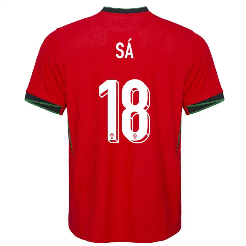 Danxen Män Portugal Gustavo Sa #18 Röd Hemmatröja Matchtröjor 24-26 Tröjor T-Tröja