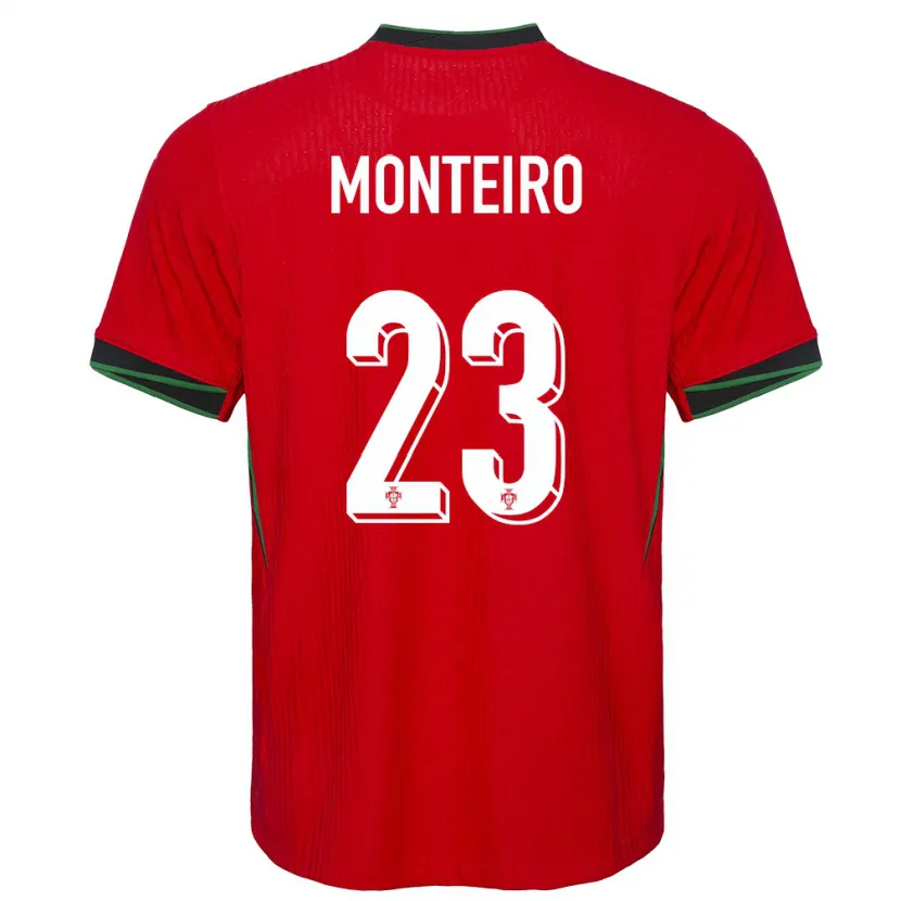Danxen Män Portugal David Monteiro #23 Röd Hemmatröja Matchtröjor 24-26 Tröjor T-Tröja
