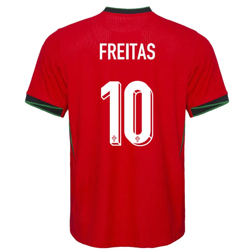 Danxen Män Portugal Tiago Freitas #10 Röd Hemmatröja Matchtröjor 24-26 Tröjor T-Tröja