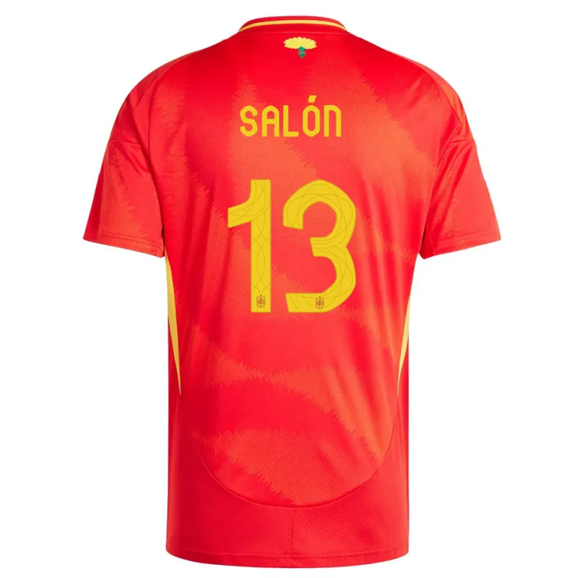 Danxen Män Spanien Enith Salon #13 Röd Hemmatröja Matchtröjor 24-26 Tröjor T-Tröja