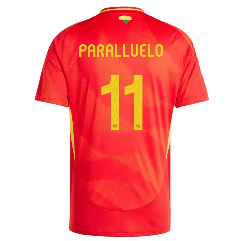 Danxen Män Spanien Salma Paralluelo #11 Röd Hemmatröja Matchtröjor 24-26 Tröjor T-Tröja