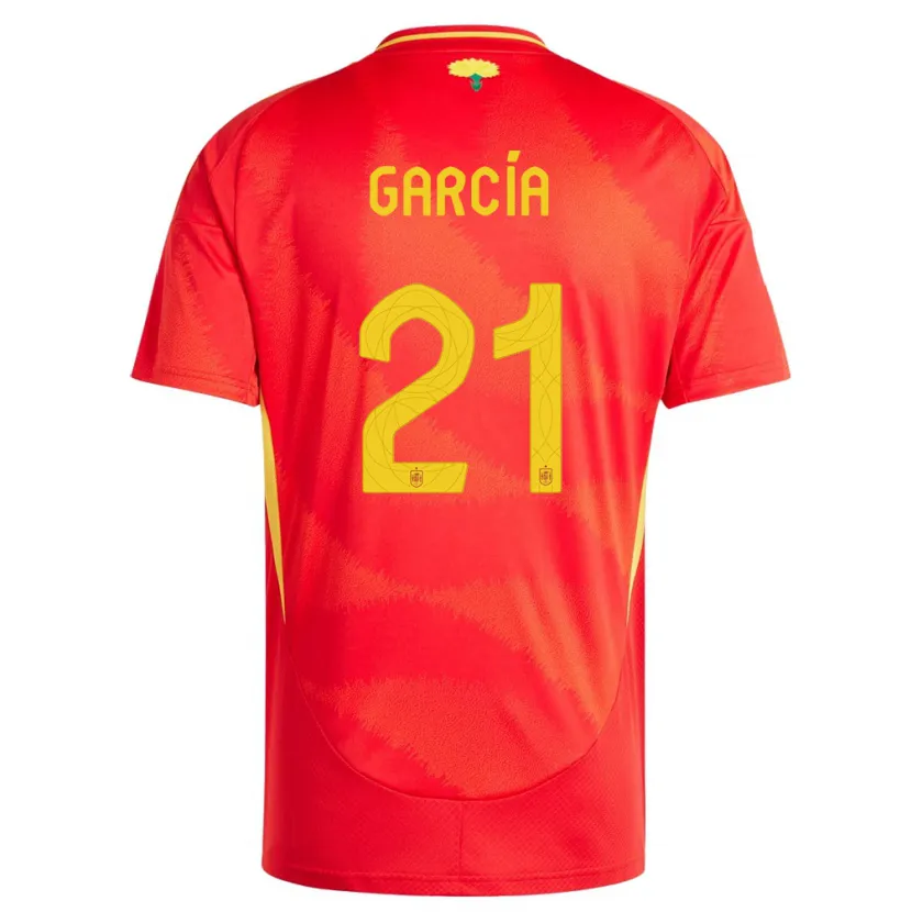 Danxen Män Spanien Sheila Garcia #21 Röd Hemmatröja Matchtröjor 24-26 Tröjor T-Tröja