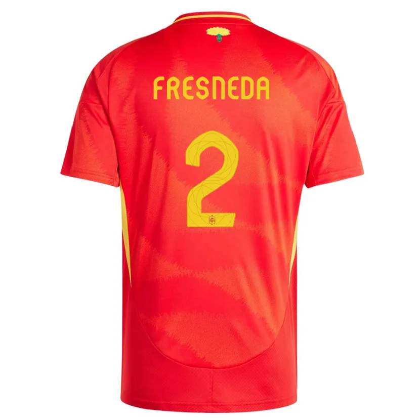 Danxen Män Spanien Ivan Fresneda #2 Röd Hemmatröja Matchtröjor 24-26 Tröjor T-Tröja