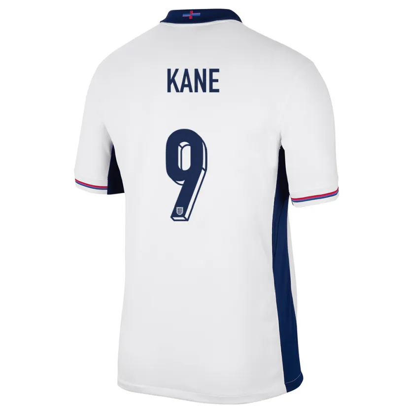 Danxen Män England Harry Kane #9 Vit Hemmatröja Matchtröjor 24-26 Tröjor T-Tröja