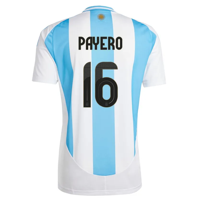 Danxen Män Argentina Martin Payero #16 Vit Blå Hemmatröja Matchtröjor 24-26 Tröjor T-Tröja