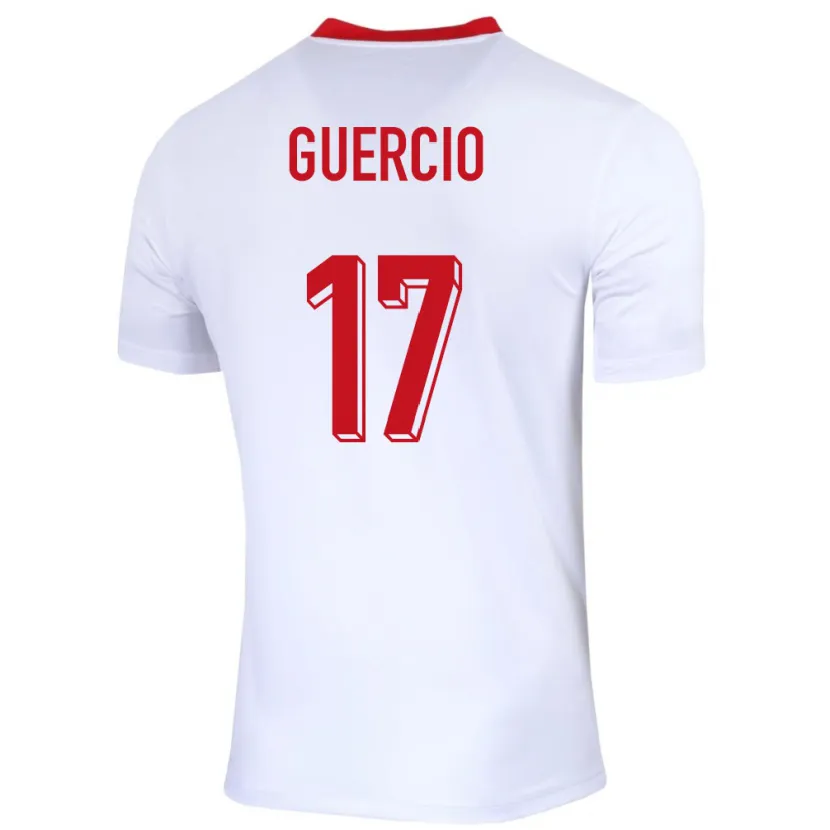 Danxen Män Polen Tomasso Guercio #17 Vit Hemmatröja Matchtröjor 24-26 Tröjor T-Tröja