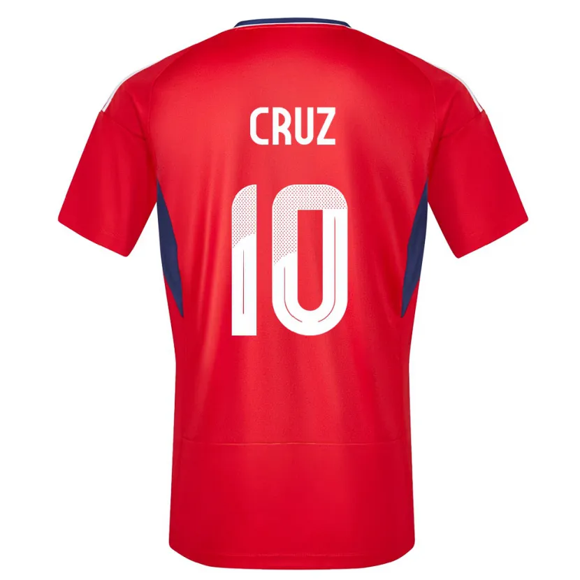Danxen Män Costa Rica Shirley Cruz #10 Röd Hemmatröja Matchtröjor 24-26 Tröjor T-Tröja