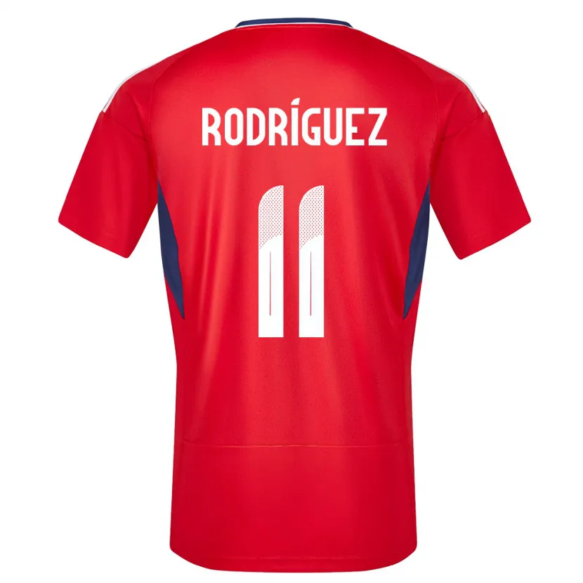 Danxen Män Costa Rica Raquel Rodriguez #11 Röd Hemmatröja Matchtröjor 24-26 Tröjor T-Tröja